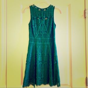 Adelyn Rae Lace Fit and Flare Dress Dress